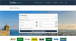 Desktop Screenshot of hyrbilalicante.se